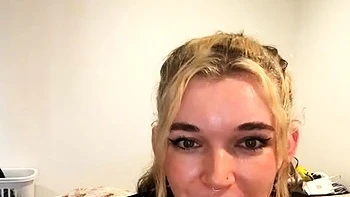 Close-up milf masturbates then gets fucked in the ass