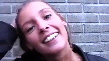 Stephanie sucks big cock and gets fucked in car