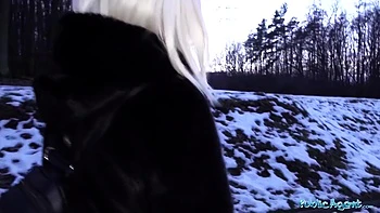 Shy Girls Suck Big Cocks for Cash in Public POV