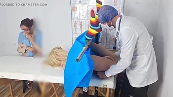 Step Mom Fucks Redhead Teen During First Gyno Exam