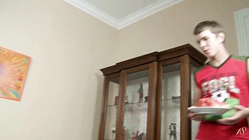 Horny teen Markus Dupree fingers shaved pussy