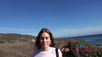 Fiona Peaches Sucks Cock & Swallows Cum in Car POV