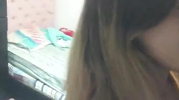 Blonde Step Sister Ashleysoy Naked POV Rough Fuck & Cum Swallow