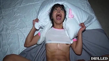 Teen Latina Cindy Luna Gets Rough Hardcore Domination