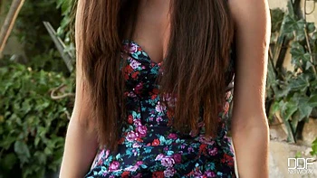 Hungarian Babe Teases in Heels and Lingerie