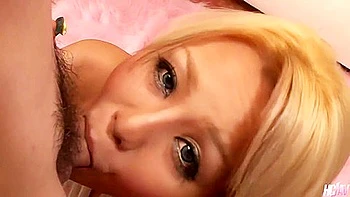 Horny Blonde Rica Gets Hot Asian Threesome