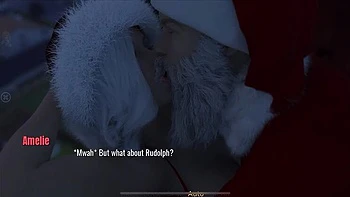 Stepmom's Christmas Blowjob with Big Natural Tits & Heart Issues