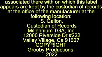 Petite blonde bimbo jerks off solo