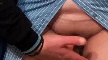 Hot MILF Niki Love69 Gets Her Juicy Pussy Fingered Hard in Subway