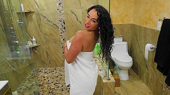 Hot latina milf Brianna Bourbon seduces young Billy Boston