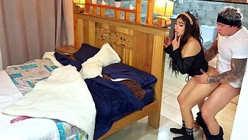 Indian Bhabhi Caught Masturbating! Tight Pussy Dildo Watched by Brother-in-Law