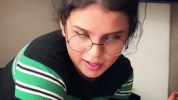 Latina Stepmom Melanie Caceres 69 BJ Ends with Facial