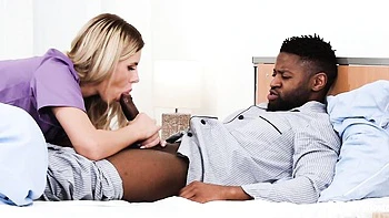 Curvy Milf Ema Karter Sucks Big Cock Blonde