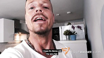 Crazy Alexxa Vice Fucked Hard in Kitchen Ass Fuck