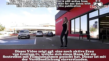 German babe fucked outdoor in Mallorca streets