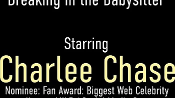 Charlee Chase sucks and cums on ass