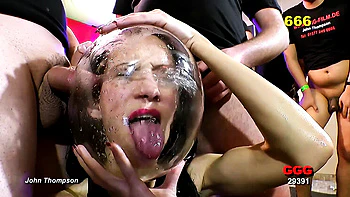 German College Babes Pissing & Hardcore Gangbang