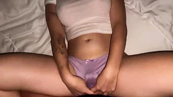 Blonde Amateur Babe with Big Tits & Huge Ass Moans Loud