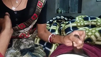 Indian Desi Bhabhi Doggy Creampie in Village Bedroom