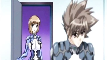 Big-tit anime babe fucked with sloppy blowjob