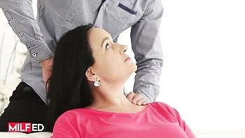 Lingerie moans and big cock deep fuck