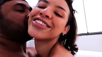 Tiabrit Squirts Hard While Getting Fingering and Blowjob