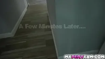 Mypervfam.com - Stepsister Leana Lovings wants to try her stepbros big dick inside her