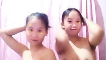Indonesian Asian Girls Lesbian Shower Cam
