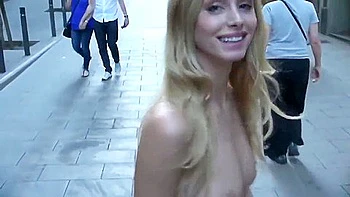Dominika Fucking Nude Outdoors In Public