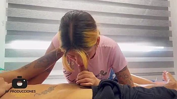 Stepsister Gabriela Wish Gets Anal and Blowjob Alone