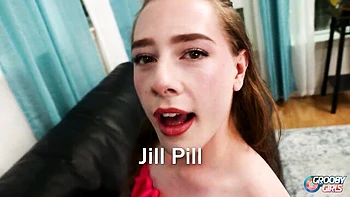 Grooby's hardcore trans solo with sexy tgirl