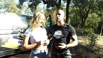 Blonde Sluts Chloe & Alice Fuck Hard Anal Doggy, Cum Mouth