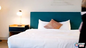 Petite Blonde Transgirl Masturbates and Cums