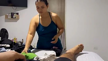 Big Ass Asian Maid Gets Anal and Cleans Cum POV