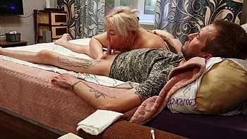 Stepmom Morning Blowjob - Deepthroat & Cum in Mouth