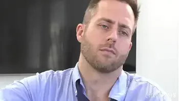 Big Tits blonde Adira Allure pegging Joel with a big strap on