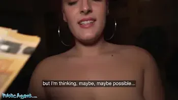 Public Agent Curvy Tattooed Babe with Massive Tits Fucked in a Basement