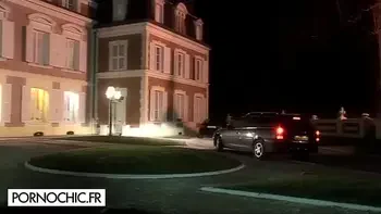 Sex with a busty blonde in a swinger party