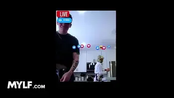 MYLF - Naughty Boy Wants To Go Viral Creampied Hot Milf's Mature Cunt While Online