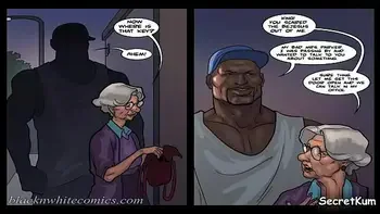 Art Class season #2 ep #8 - Old White Lady Fucked Hard by Big Dick Black Man - Old pussy young Cock