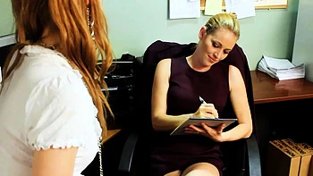 Mature Boss Interviews Babe With Ass Licking