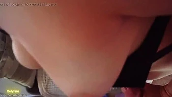 Desperate Divorced MILF Sucks Big Cock for Public Cumshot