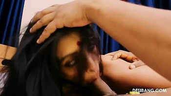 Desi Milf Deepthroat and Booty Shake Blowjob