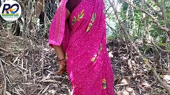 Desi Village Bhabhi Fucked Hard in Forest with Lover