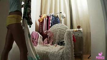 Sexy natural tits solo masturbation with vibrator