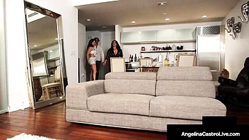 Sinful Angelina Castro and Roberta Gemma Fuck