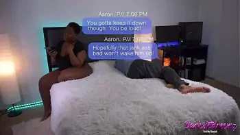 Creamping Brothers Big Booty BBW Wife While He's s.