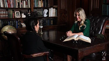 Skinny Freya Von Doom fucked hard in cuckold threesome