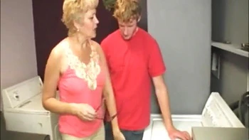 Stepson Gets Blowjobs From Mature Blonde Tracy