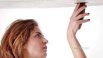 Redhead Teen Gets Handjob Massage Blowjob